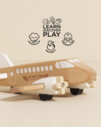 WOODEN TOY PLANE
