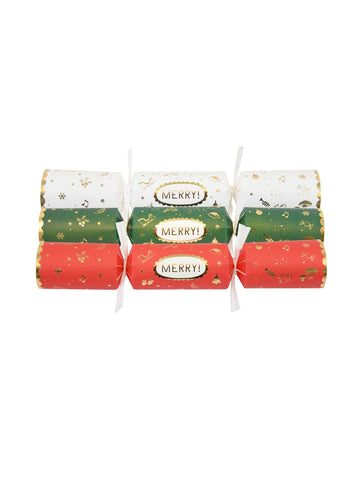 SURPRISE CRACKERS - CHRISTMAS - ASSORTED COLORS
