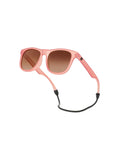 POLARIZED WAYFARER SUNGLASSES - ROSE