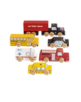 AMERICAN WOODEN CAR SET
