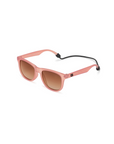POLARIZED WAYFARER SUNGLASSES - ROSE