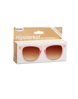 POLARIZED WAYFARER SUNGLASSES - ROSE