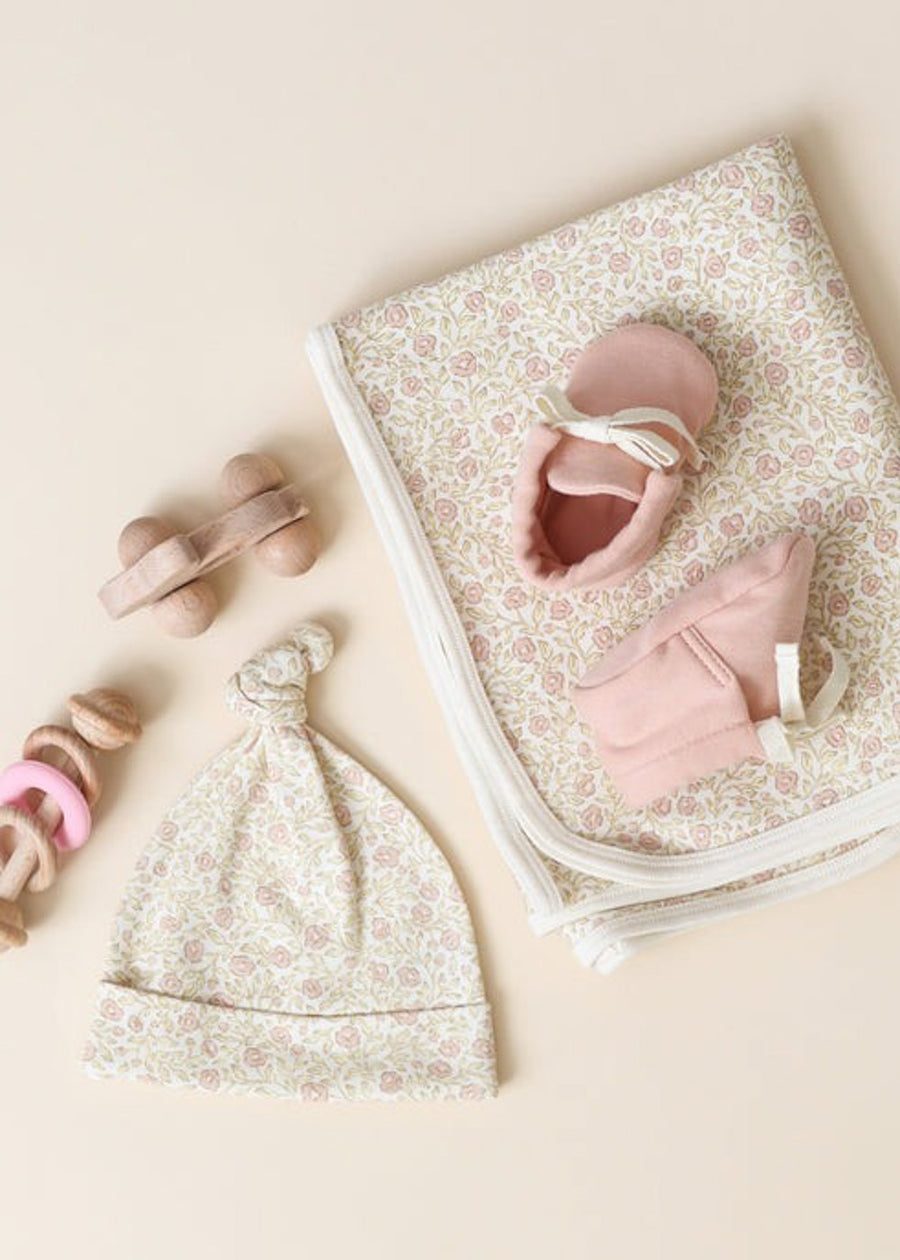 QUINCY BABY BOOTIES - MELON