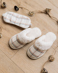 HOLIDAY PLAID SLEEP MASK