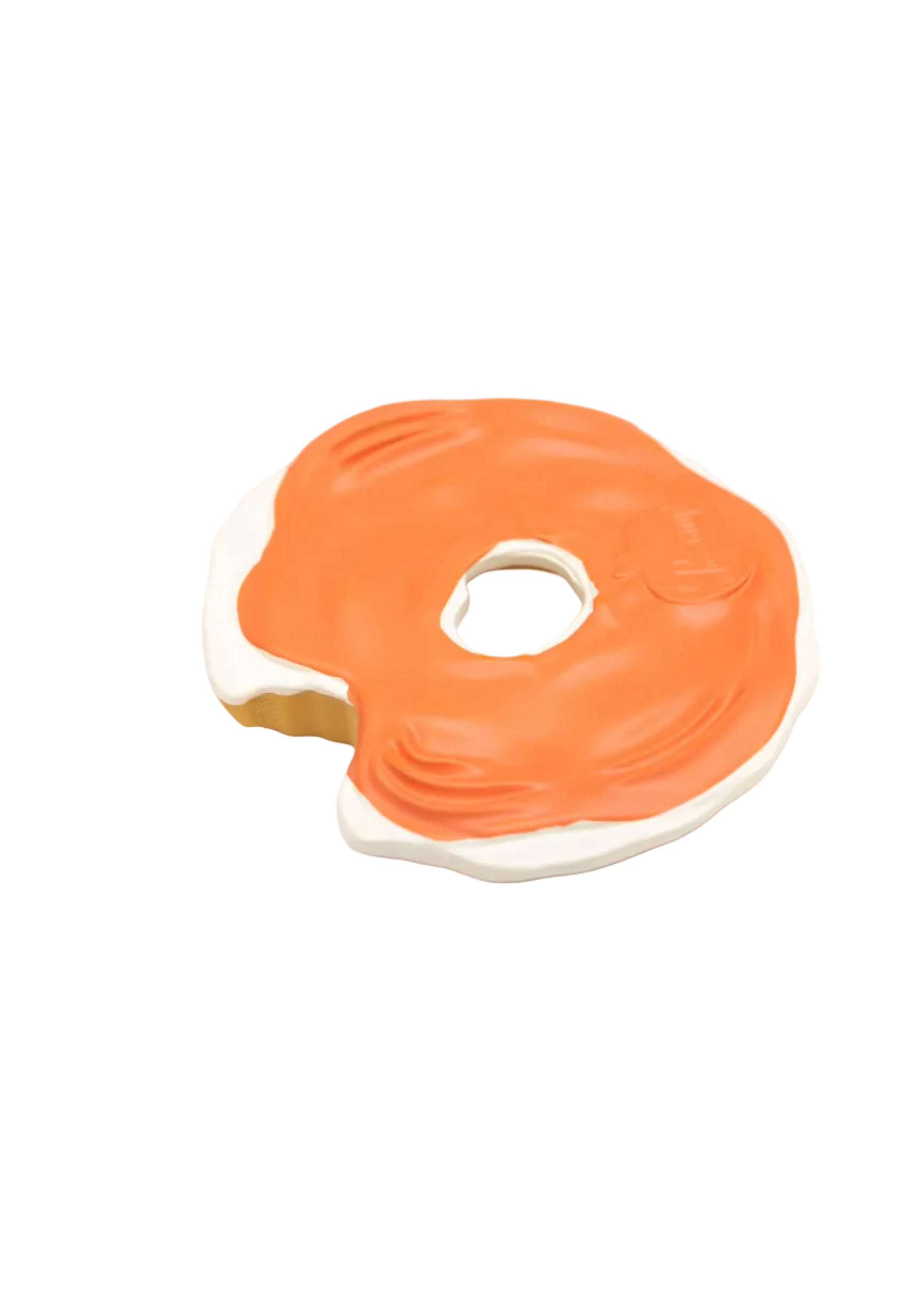 THE LOX BAGEL NATURAL RUBBER BABY TEETHER