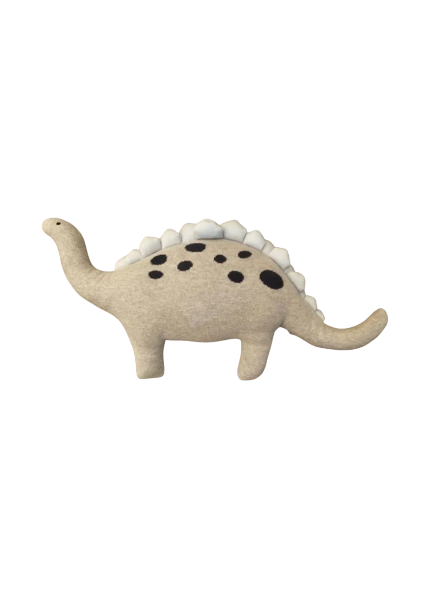 Toy dinosaur on a textured gray background