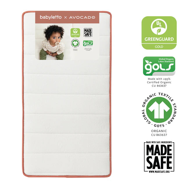 AVOCADO DUAL STAGE CRIB MATTRESS