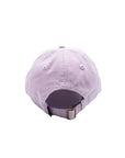 Purple baseball cap on a white background