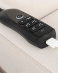 KIWI DELUXE POWER RECLINER AND SWIVEL GLIDER with Heat and Massage - Performance Cream Eco-Weave