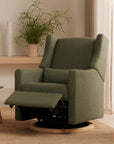 KIWI ELECTRONIC RECLINER AND SWIVEL GLIDER with USB port - OLIVE BOUCLE