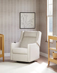 KIWI DELUXE POWER RECLINER AND SWIVEL GLIDER with Heat and Massage - Performance Cream Eco-Weave