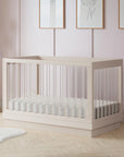 HARLOW 3-IN-1 CONVERTIBLE CRIB WITH TODDLER BED CONVERSION KIT - WASHED NATURAL/ACRYLIC