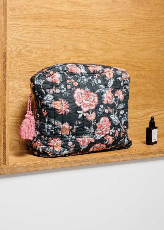 TEIKI POUCH - CHARCOAL TROPICAL LOON