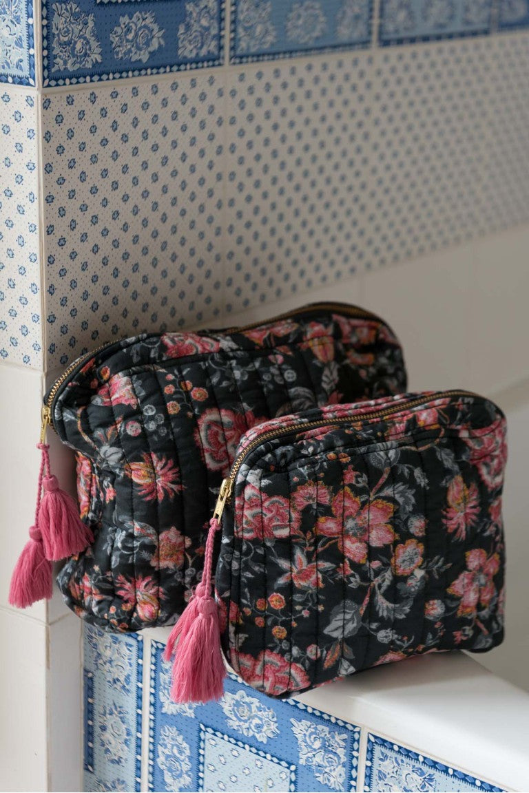 TEIKI POUCH - CHARCOAL TROPICAL LOON