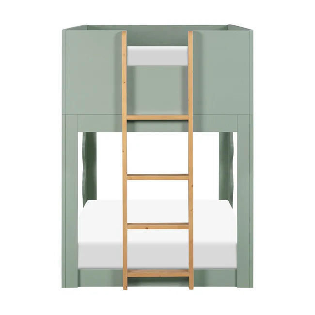 LIDO WAVE CONVERTIBLE BUNK BED - LIGHT SAGE/HONEY
