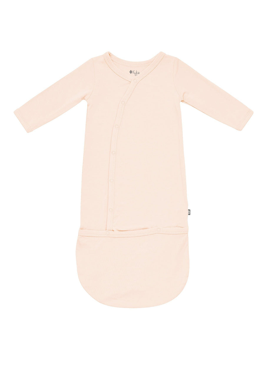 BAMBOO BUNDLER GOWN - PORCELAIN