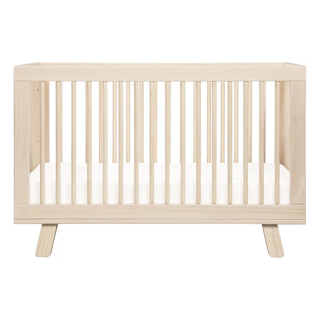 HUDSON 3-IN-1 CONVERTIBLE CRIB WITH TODDLER BED CONVERSION KIT - WASHED NATURAL