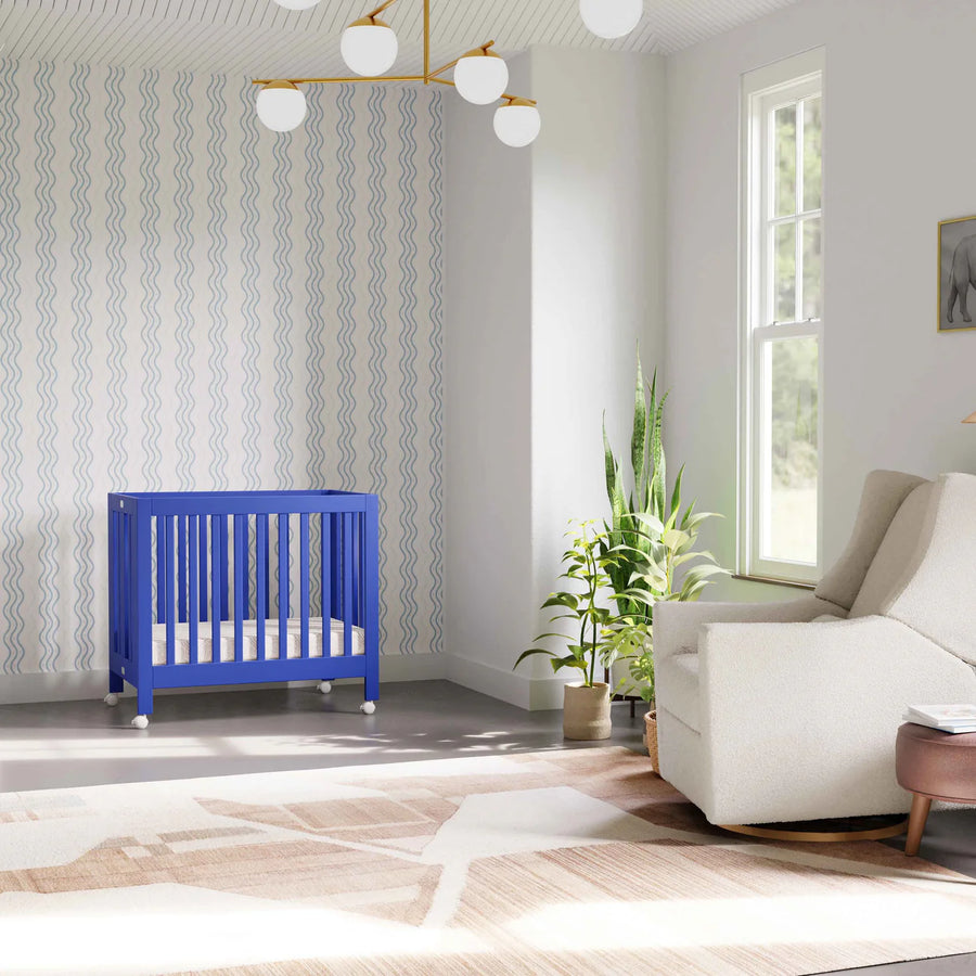 ORIGAMI MINI CRIB - COBALT