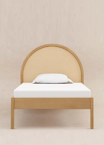 BONDI CANE TWIN BED - HONEY WITH NATURAL CANE