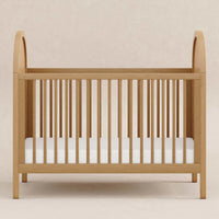 BONDI 3-IN-1 CONVERTIBLE CRIB WITH TODDER CONVERSION KIT - HONEY WITH NATURAL CANE