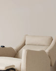 KIWI DELUXE POWER RECLINER AND SWIVEL GLIDER with Heat and Massage - ALMOND TEDDY LOOP
