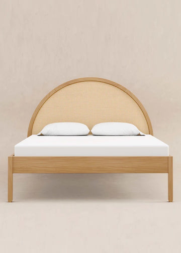 BONDI CANE FULL BED - HONEY WITH NATURAL CANE