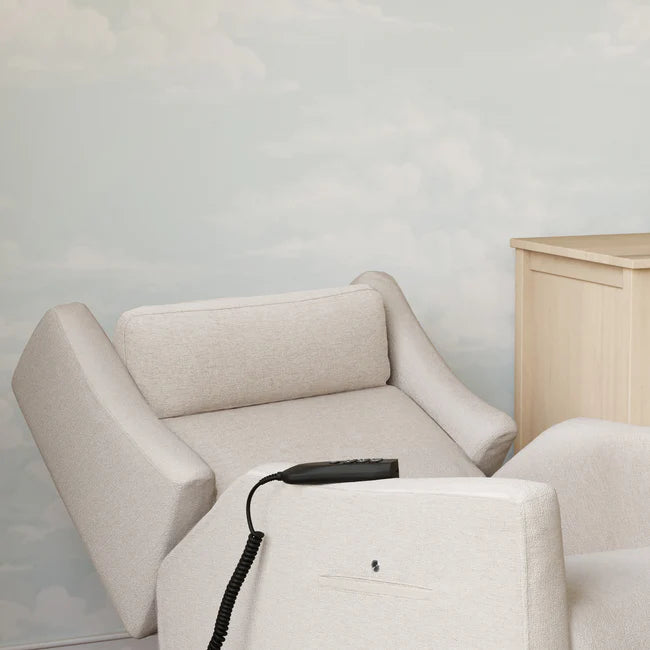 KIWI DELUXE POWER RECLINER AND SWIVEL GLIDER with Heat and Massage - Performance Beach Eco-Weave