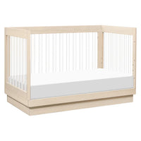 HARLOW 3-IN-1 CONVERTIBLE CRIB WITH TODDLER BED CONVERSION KIT - WASHED NATURAL/ACRYLIC