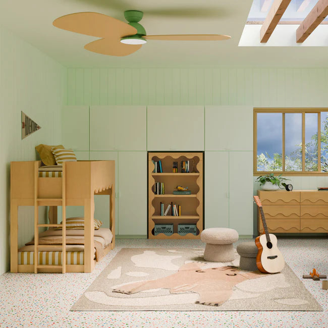 LIDO WAVE CONVERTIBLE BUNK BED - HONEY