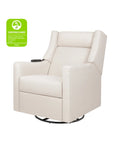 KIWI DELUXE POWER RECLINER AND SWIVEL GLIDER with Heat and Massage - Performance Cream Eco-Weave