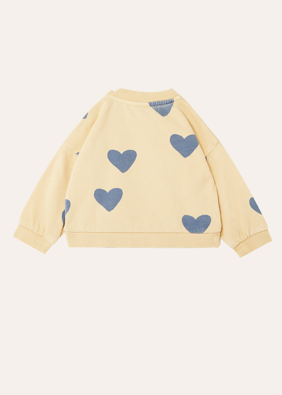 HEARTS CREWNECK SWEATSHIRT