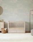 3-in-1 Convertible Storage Crib with Toddler Bed Conversion Kit - WASHED NATURAL