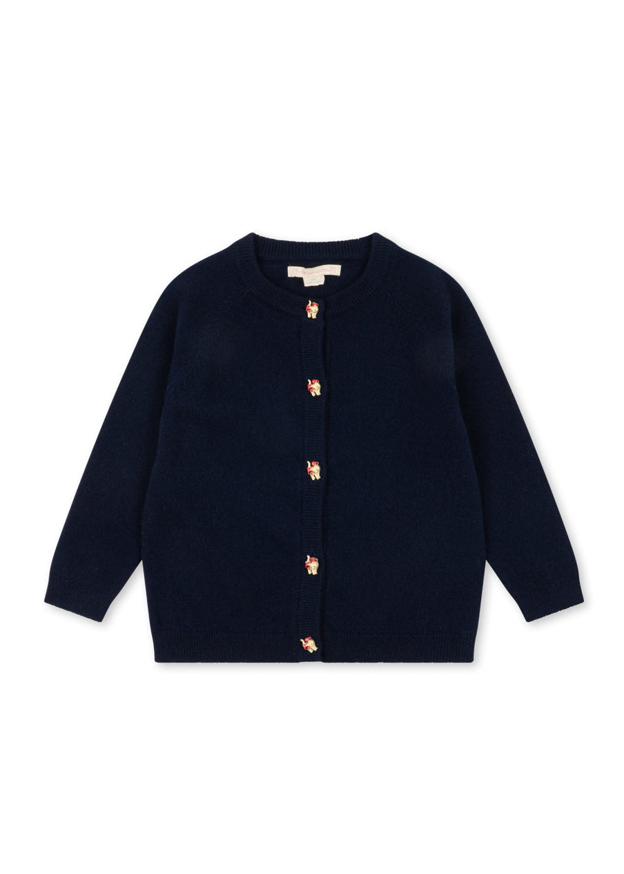 CATTIE KITTY BUTTON CARDIGAN