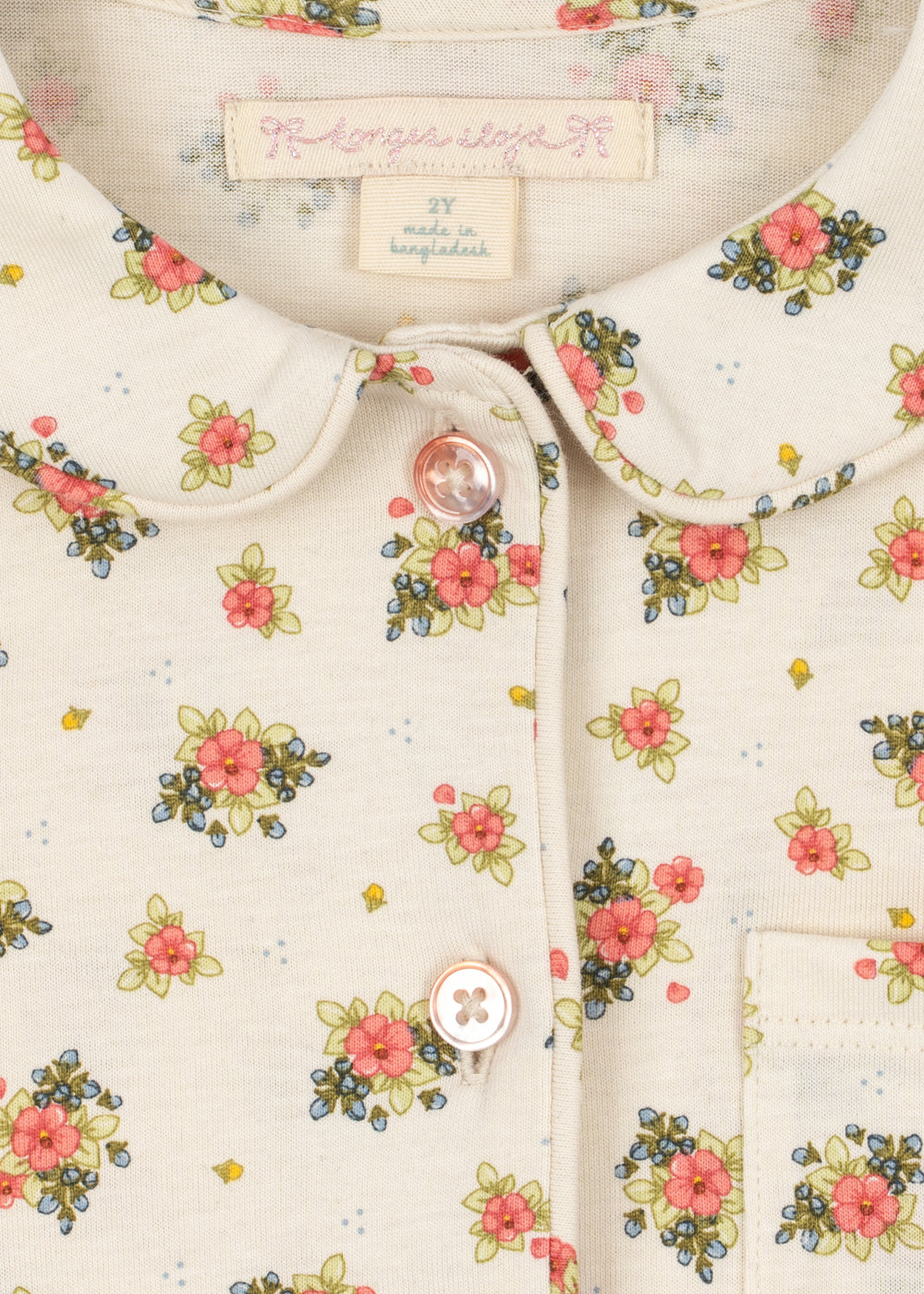PIO FRILL ROSETTO PAJAMA SET