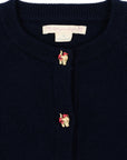 CATTIE KITTY BUTTON CARDIGAN