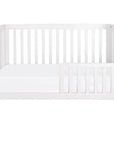 MAKI PORTABLE FOLDING CRIB WITH TODDLER BED CONVERSION KIT - WHITE