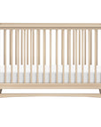PEGGY 3 IN 1 CONVERTIBLE CRIB WITH TODDLER BED CONVERTIBLE KIT - TAUPE