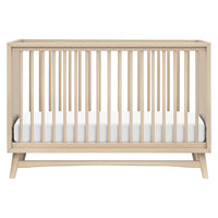 PEGGY 3 IN 1 CONVERTIBLE CRIB WITH TODDLER BED CONVERTIBLE KIT - TAUPE