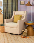 KIWI DELUXE POWER RECLINER AND SWIVEL GLIDER with Heat and Massage - Performance Beach Eco-Weave