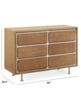 NOVELLA 6-DRAWER DOUBLE DRESSER