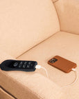 KIWI DELUXE POWER RECLINER AND SWIVEL GLIDER with Heat and Massage - Performance Beach Eco-Weave