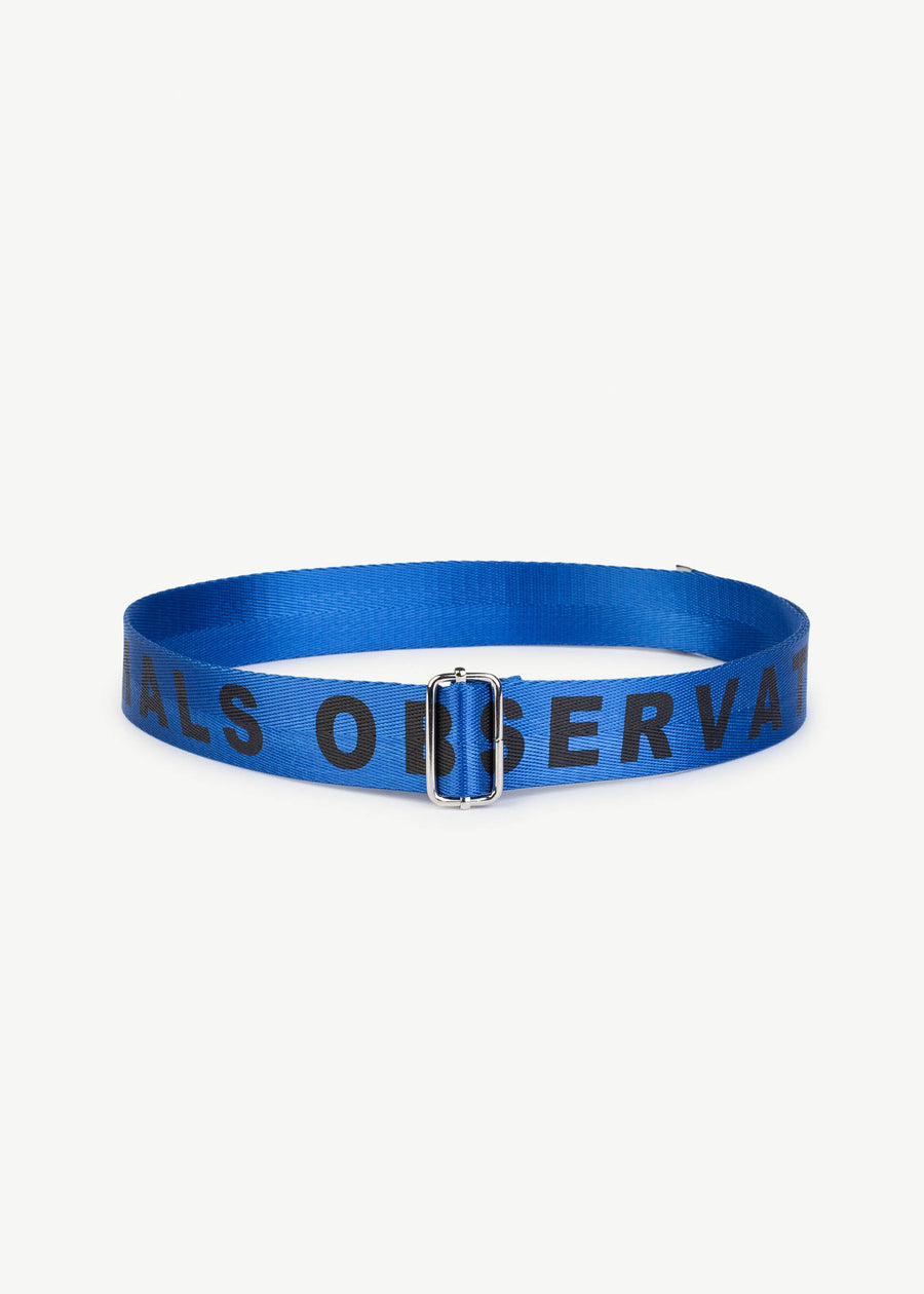 LIZARD LETTERS BELT - BLUE – eggy