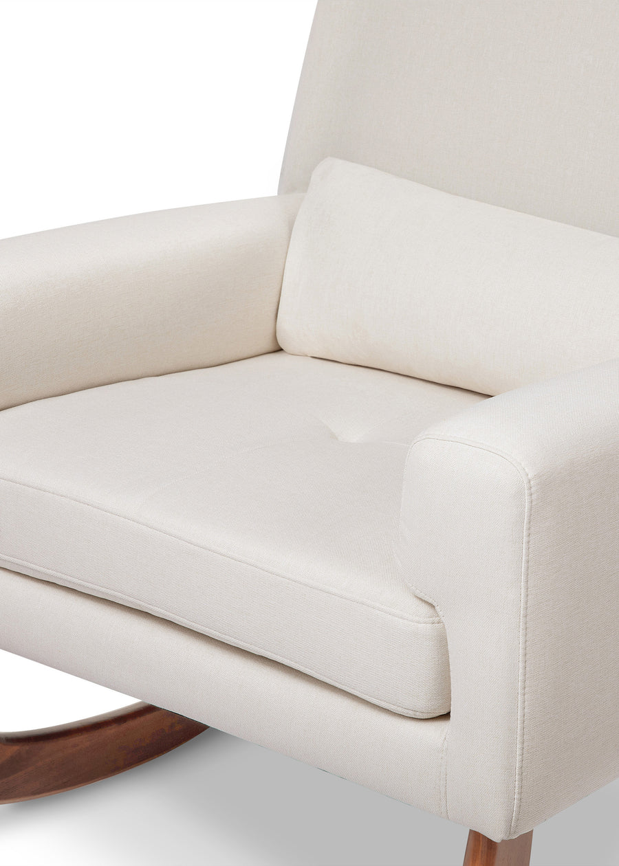 SLEEPYTIME ROCKER IN ECO-PERFORMANCE FABRIC - CREAM - LEG COLOR OPTIONS
