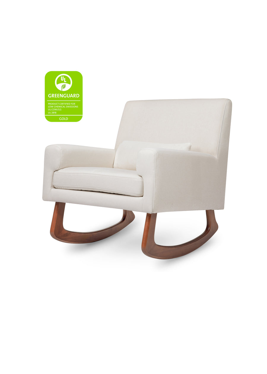 SLEEPYTIME ROCKER IN ECO-PERFORMANCE FABRIC - CREAM - LEG COLOR OPTIONS