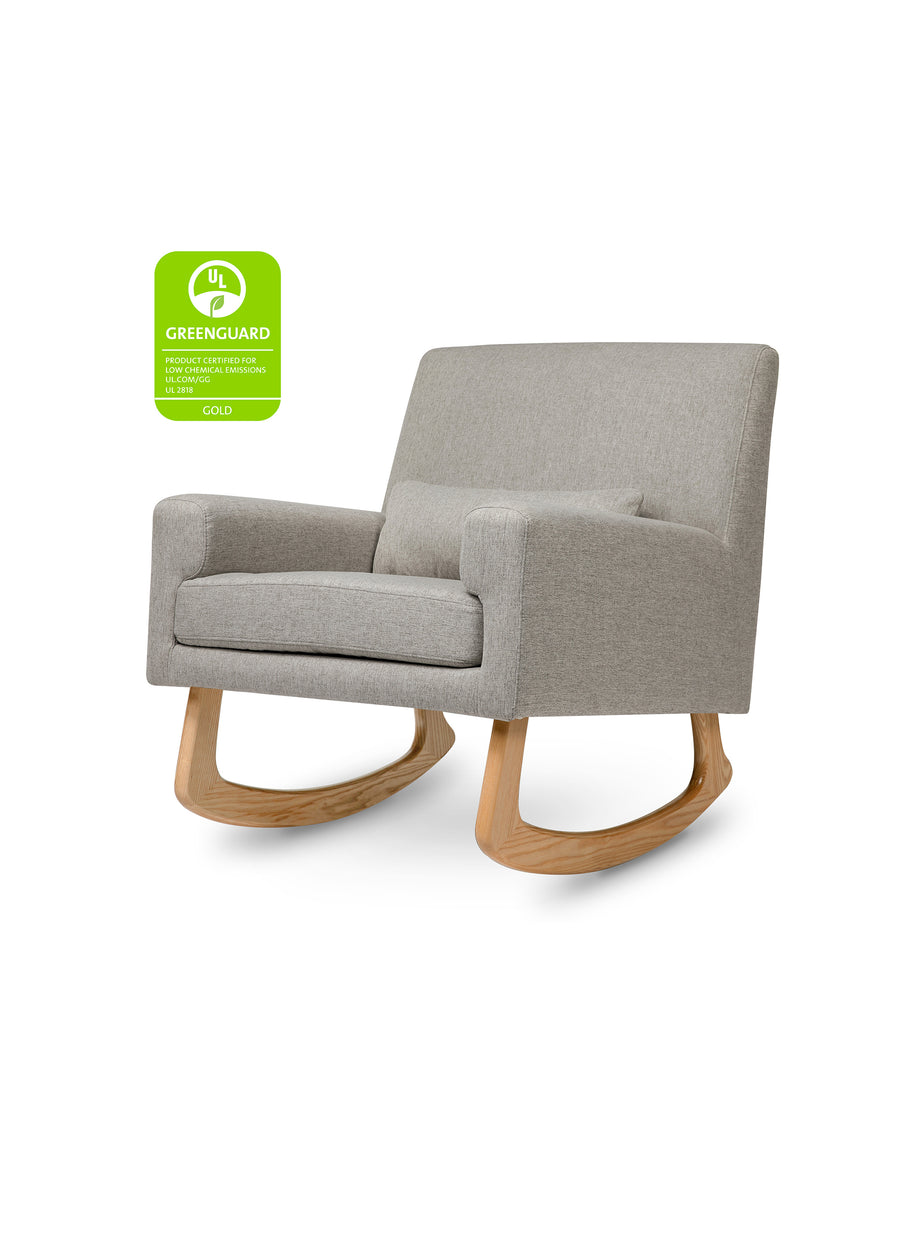 SLEEPYTIME ROCKER IN ECO-PERFORMANCE FABRIC - GREY - LEG COLOR OPTIONS