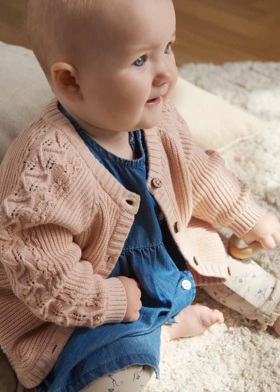 KNIT BABY CARDIGAN