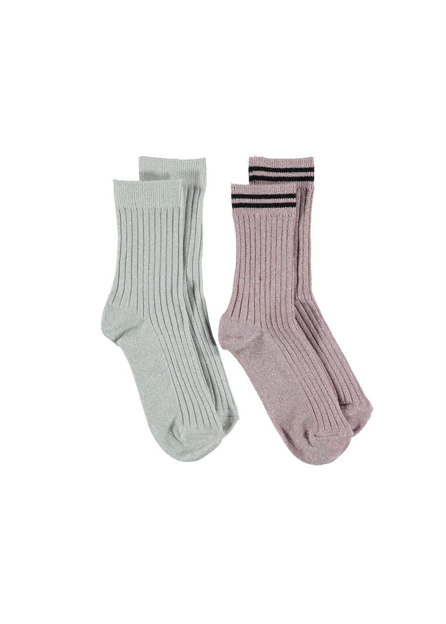 NOMI SOCKS - 2 PACK - CHALK