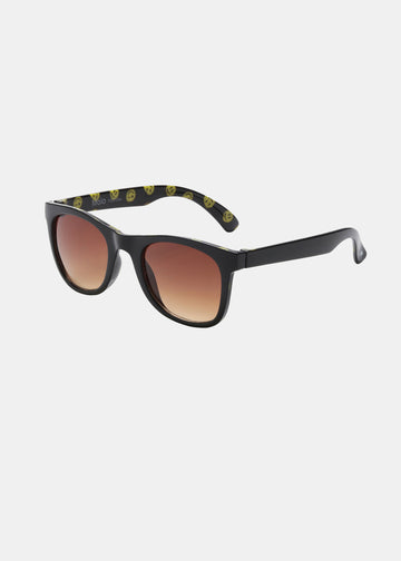 SMILE SUNGLASSES - BLACK/HAPPY FACE