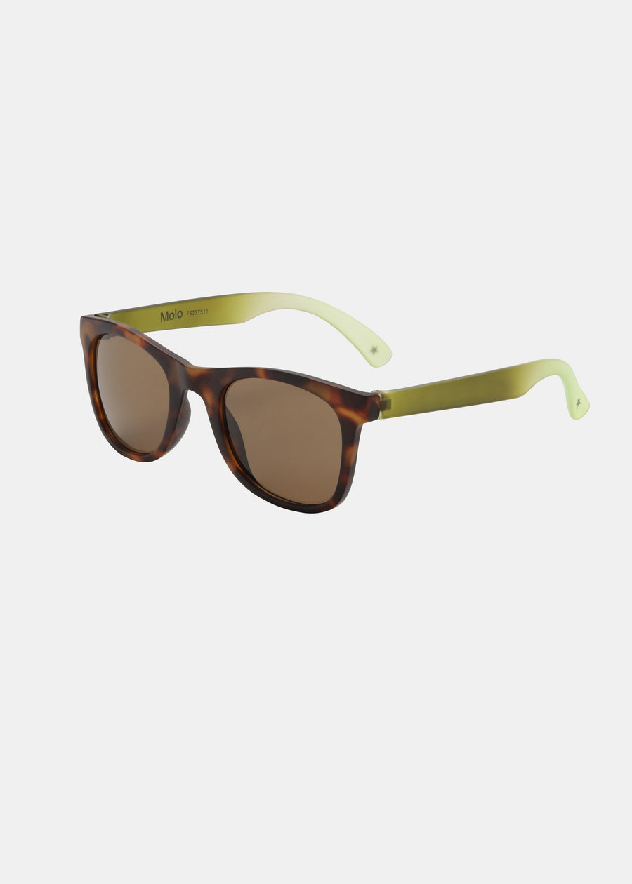 SMILE SUNGLASSES - TORTOISE/GREEN