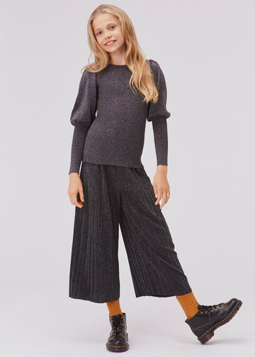 ALDORA LUREX PLEATED PANT